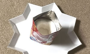 100均の紙粘土で作る「手作り鉢の作り方」手順 3