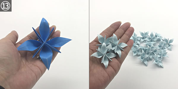 折り紙で作る 紫陽花 の立体的な折り方 簡単にできる作り方はコレ Let S ガーデニンgooooods